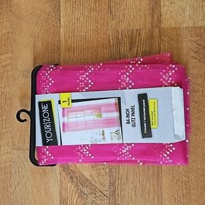 Your Zone 84 inch glitz pink panel